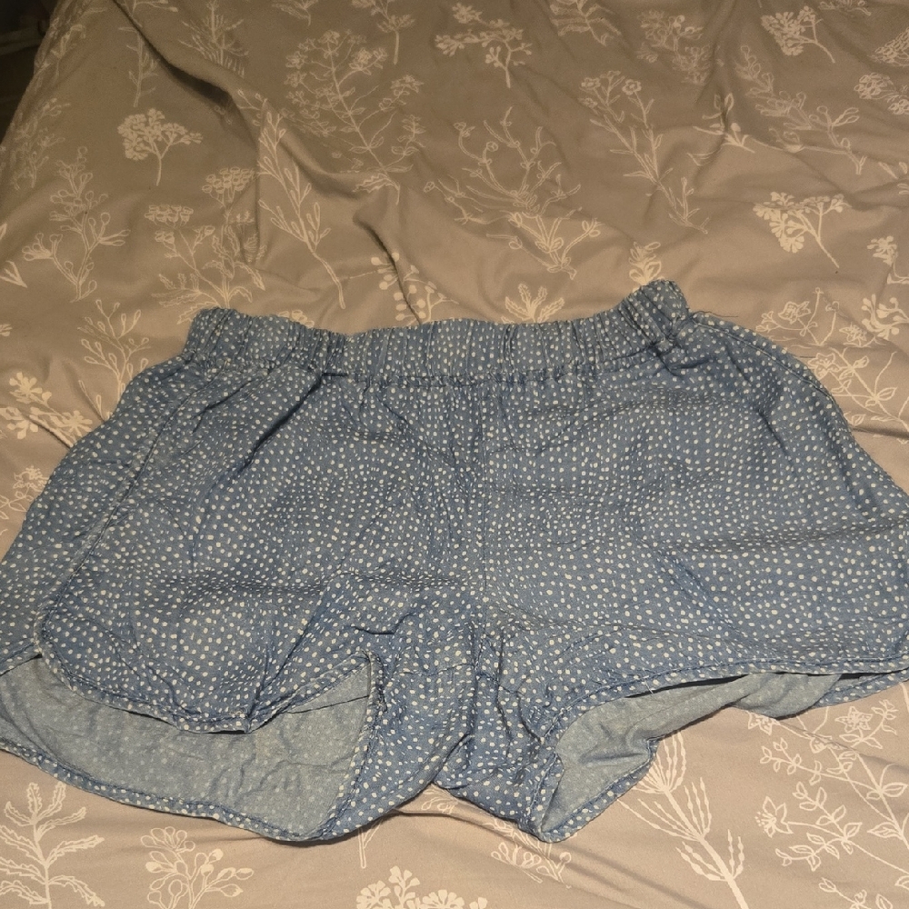 Blue Polka Dot Women's Shorts